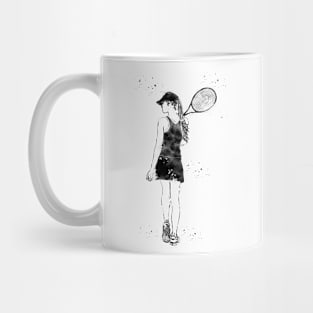 Tennis Player Girl Mug